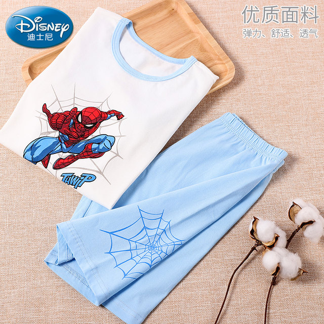 Disney pajamas pure cotton children's home clothes boys