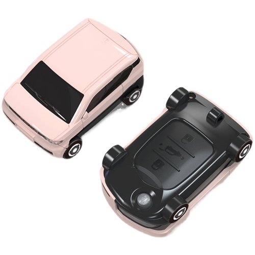 适用于五菱宏光mini车模钥匙套定制车牌马卡龙迷你跑车外观钥匙扣 - 图3