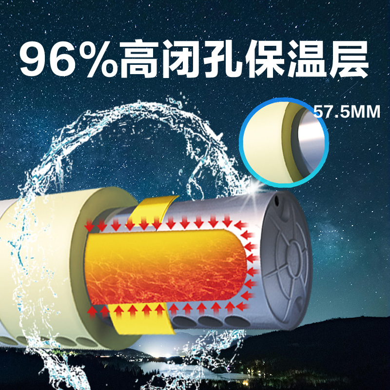 Solar water heater insulated barrel water tank for home use