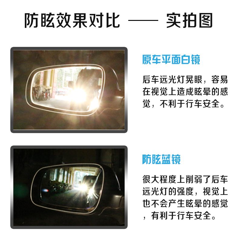 适配于8代9代10代11代思域思铭享域型格大视野反光倒车后视镜片-图1