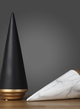 几何风圣诞树美学设计电视柜摆件