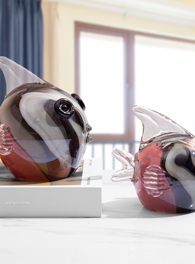 轻奢风琉璃乔迁新居室内工艺品