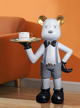 直播间落地暴力熊客厅大摆件