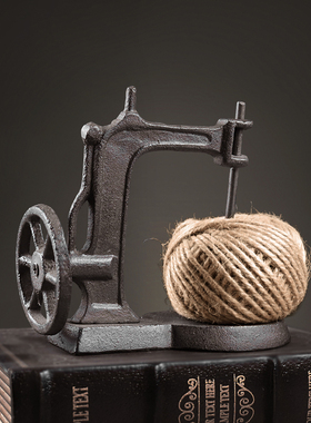 复古怀旧风铸铁缝纫机装饰摆件