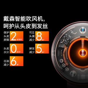 Dyson 戴森HD16智能吹风机恒温呵护头皮护发速干造型电吹风礼盒款