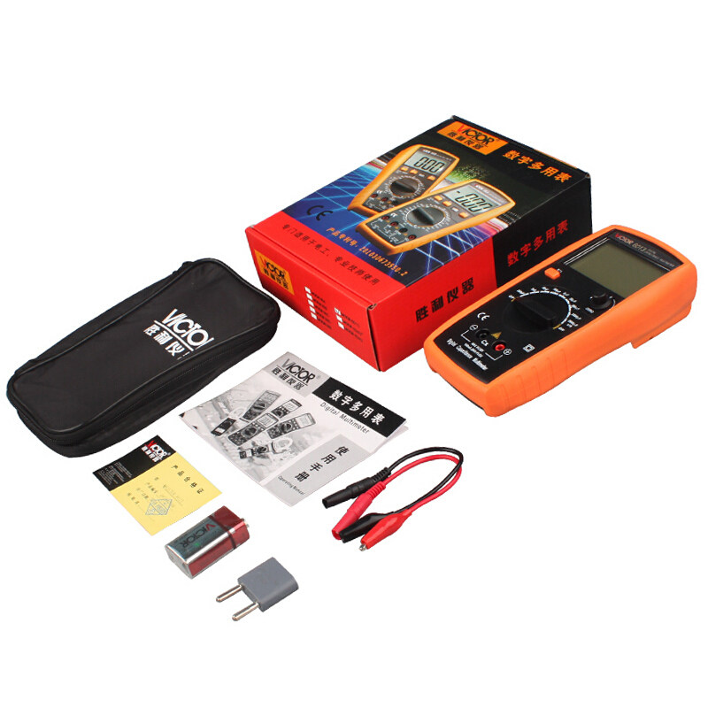 胜利lcr测试仪vc6243 victor电容表 亚润五金万用表