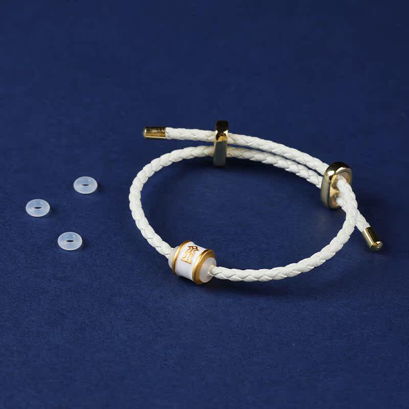 DIY手绳防滑圈周生黄金转运珠定位隔片钢丝绳弹性硅胶橡皮圈垫片 - 图0