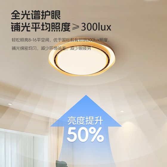 Suoyan leafless fan lamp full spectrum eye protection ancient style