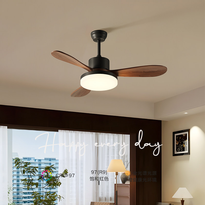 中古风风扇灯吊扇灯客厅餐厅卧室实木新中式简约静音书房电风扇,淘宝优惠券,粉丝福利购,淘宝优惠卷