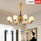 Medieval French style living room chandelier dining room lamp