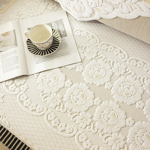 沙发垫四季通用2025新款沙发靠背盖巾沙发盖布扶手巾背靠巾蕾丝 - 图3