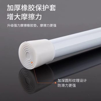 ບໍ່ມີ punching telescopic rod curtain rod ອາບນ້ໍາ curtain rod ບໍ່ຈໍາເປັນຕ້ອງຕິດຕັ້ງເຄື່ອງນຸ່ງຫົ່ມແຫ້ງ rod ປະຕູ curtain hanging curtain wardrobe ສະຫນັບສະຫນູນ rod ສະແຕນເລດ