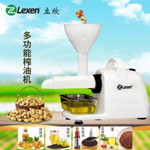 Lexen小型榨油机家用电动花生芝麻核桃亚麻籽菜籽冷热榨厂家直销