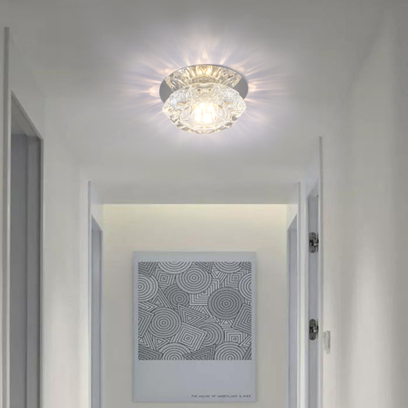 新款水晶射灯简约天花灯过道灯走廊灯LED筒灯嵌入式筒灯7.5变色,淘宝优惠券,粉丝福利购,淘宝优惠卷