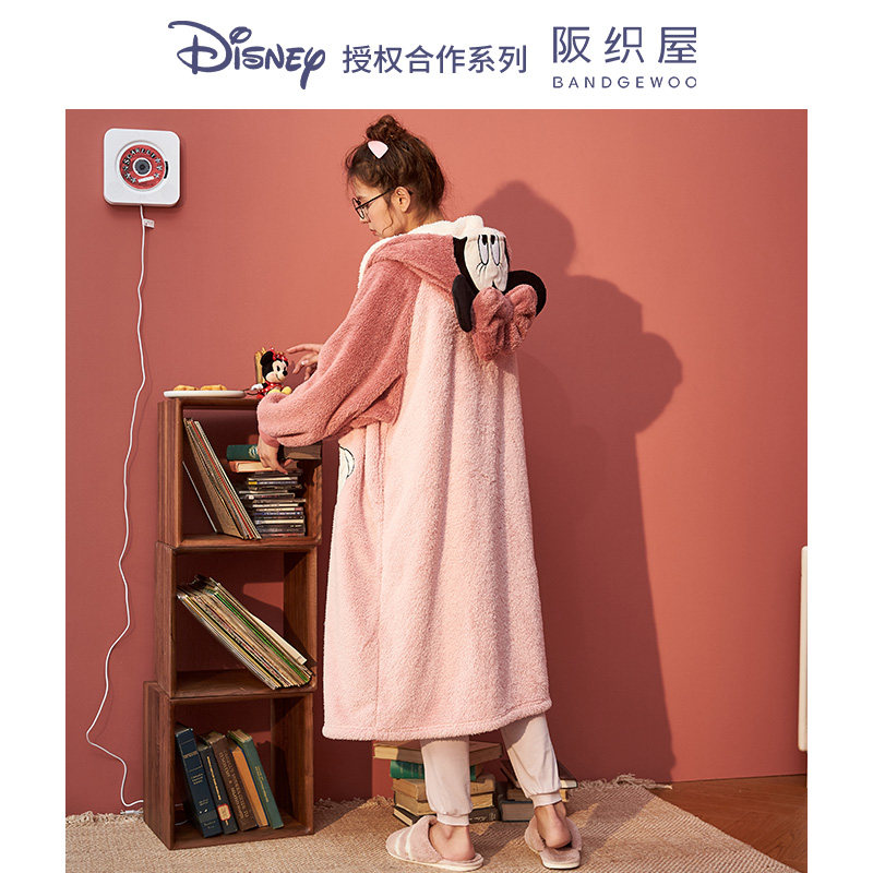 【薇娅推荐】阪织屋迪士尼情侣冬睡袍 阪织屋睡袍/浴袍