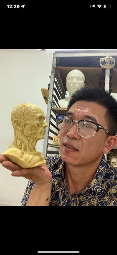 1:3艺用人体肌肉骨骼头雕骷髅头骨绘画参考胸像解剖头颅模型美术 - 图2