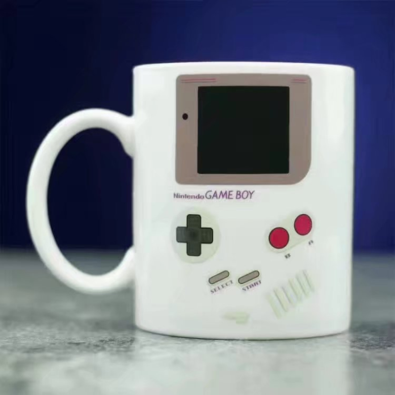 Game Boy Mug OVER 2017复古任天堂游戏机水杯马克杯咖啡杯茶杯变 - 图1
