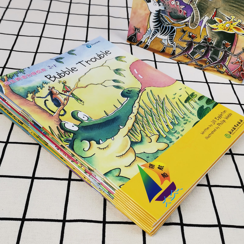 【正版】全10册培生英语分级阅读Level2幼儿预备级入门篇少儿阶梯阅读启蒙英语绘本儿童小学生二三四年级课外b读典范英文启蒙教材