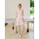 SO 26ss Spring and summer lyocell satin two-color doll collar sleeveless top satin skirt suit