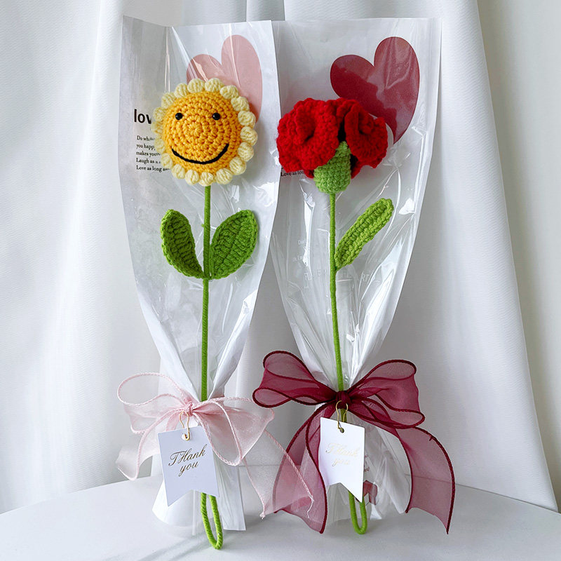 diy手工针织花束伴手礼3.8三八妇女节礼物送员工女生实用活动礼品
