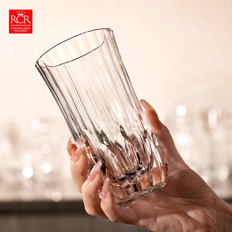 意大利rcr玻璃茶杯套装家用玻璃水杯子待客个人专用茶杯轻奢高档,淘宝优惠券,粉丝福利购,淘宝优惠卷