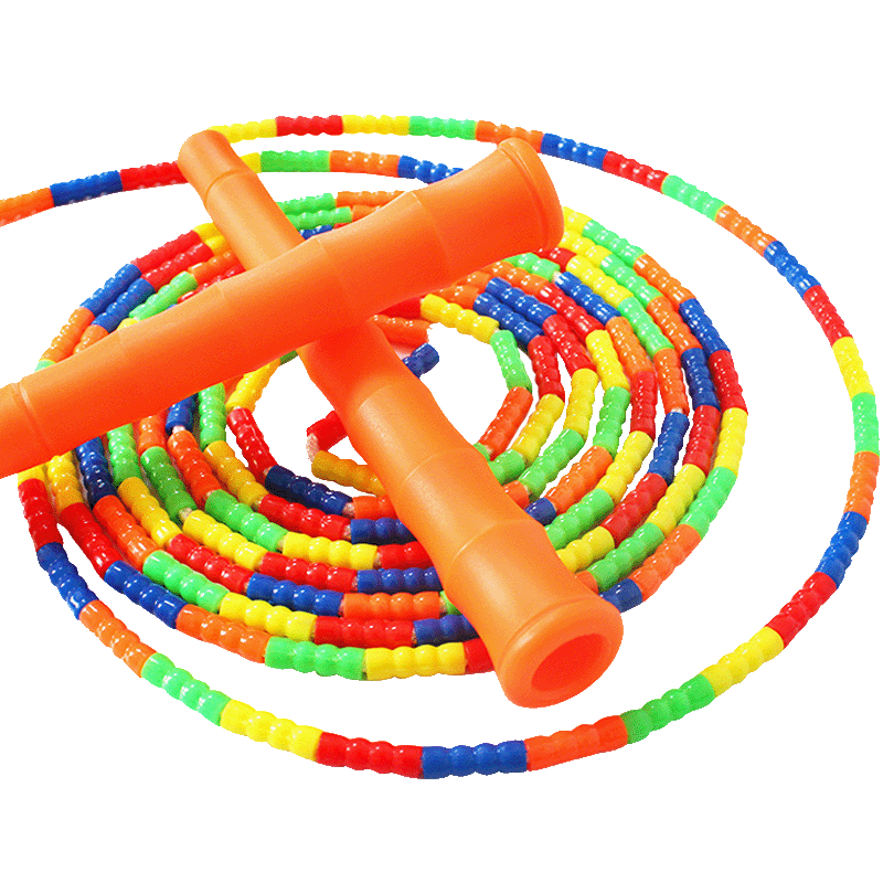 绳彩飞扬儿童竹节跳绳小学生幼儿园一年级初学中考专用考试健身绳,淘宝优惠券,粉丝福利购,淘宝优惠卷