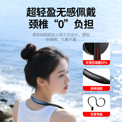 潮拍挂脖手机支架第一人称视角拍摄设备运动相机胸前固定适配大疆GoPro胸挂磁吸脖子式穿戴防抖直播Vlog骑行 - 图3