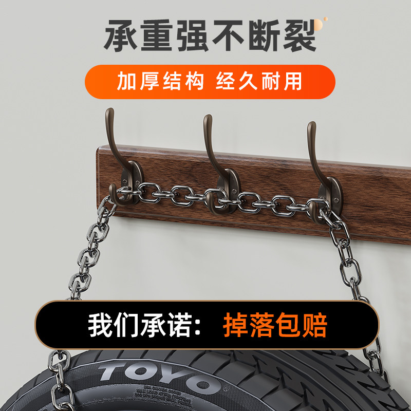 门后挂钩挂衣架免打孔强力承重置物架墙上壁挂进门玄关入户门收纳
