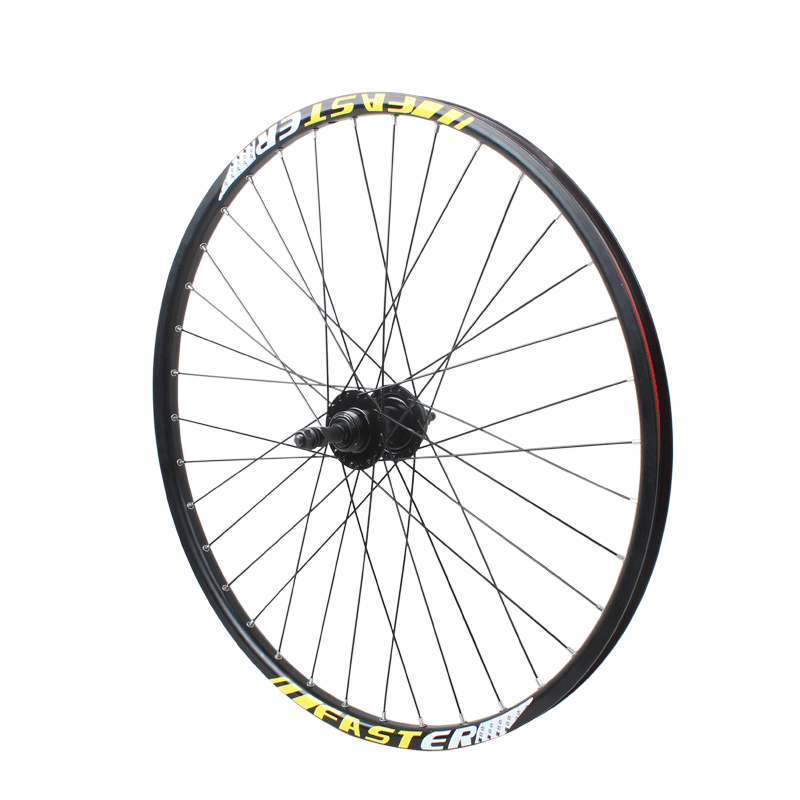 26寸山地车碟刹款轮组21速24速27速变速自行车前后车轮总成后轮毂