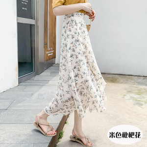 系带鱼尾长裙半身裙