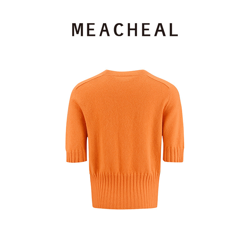 MEACHEAL秋冬新款落日橘针织羊绒衫高领毛衣打底衫,淘宝优惠券,粉丝福利购,淘宝优惠卷