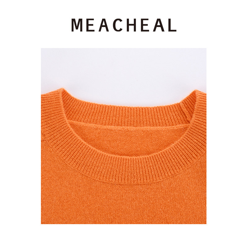 MEACHEAL秋冬新款落日橘针织羊绒衫高领毛衣打底衫,淘宝优惠券,粉丝福利购,淘宝优惠卷