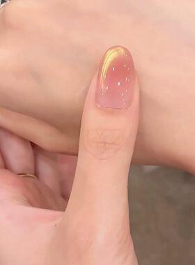 【遇见彩虹】彩虹糖果色手工穿戴甲多巴胺猫眼ins显白温柔美甲贴