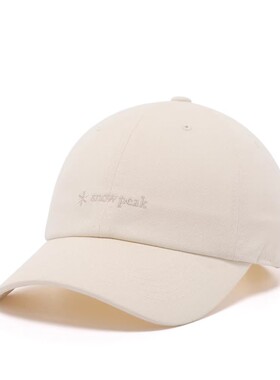 【百货款】Snowpeak雪峰正品经典款刺绣百搭棒球鸭舌帽S26ZUFBC30