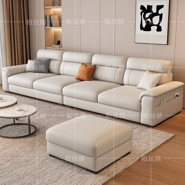 Cream style 2025 chenille cotton and linen fabric sofa