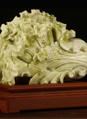 大白菜乔迁开业礼品岫岩玉石