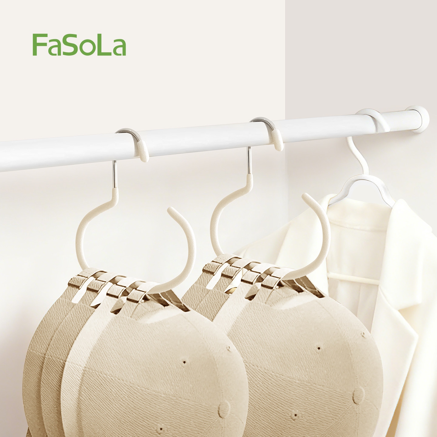 FaSoLa帽子收纳挂钩架家用宿舍衣柜不变形挂衣钩多功能展示神器,淘宝优惠券,粉丝福利购,淘宝优惠卷