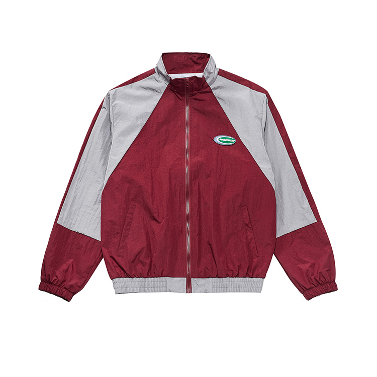 JOKESTER2019秋冬新品波子同款拼接拼色国潮宽松运动嘻哈街舞风衣 - 图3