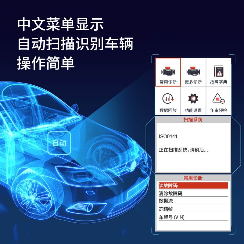 汽车故障检测仪obd年审检测仪OBD行车电脑解码器故障码消除器诊断 - 图2