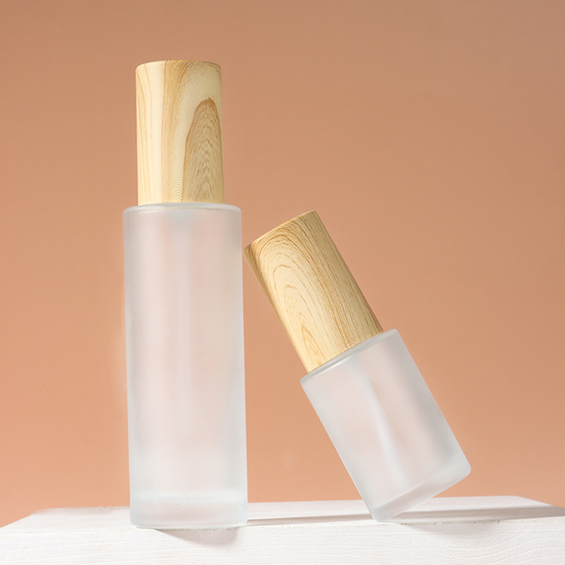 玻璃化妆品木纹分装瓶乳液粉底液护肤品小样小瓶子喷雾瓶细雾喷壶
