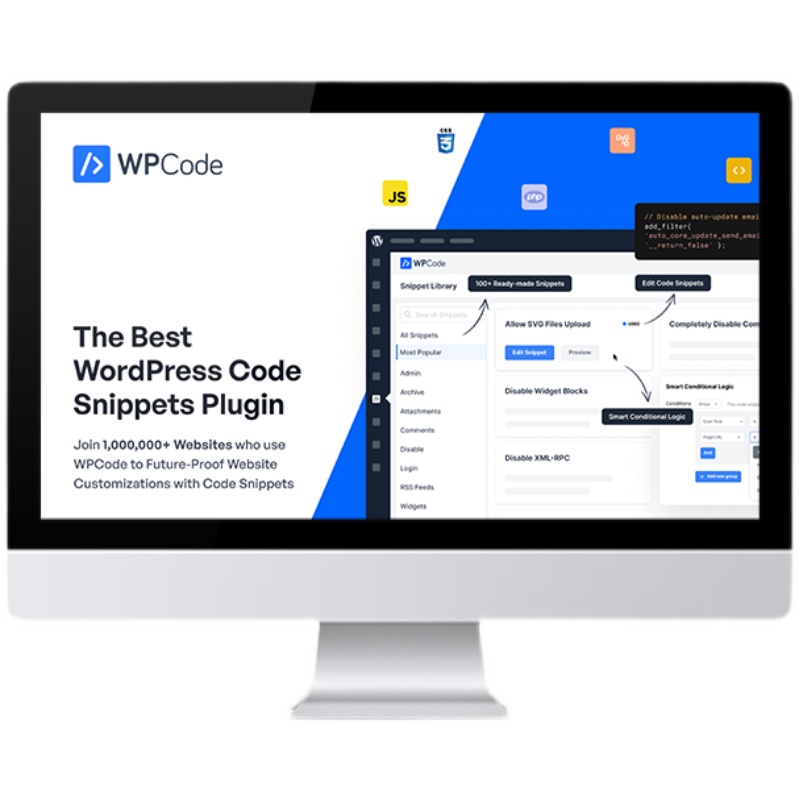 WPCode Premium Wordpress代码片段管理高级插件_虎窝淘