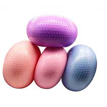 Apple Doughnut Fitness Ball Inflatable Haptic Massage Point Grain Thickened explosion-proof Flat Yoga Hemisphere Balance Ball