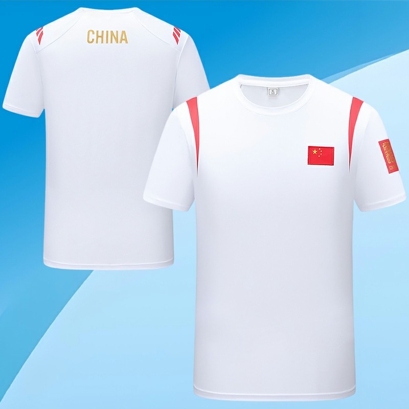 国家队t恤男女速干圆领运动短袖武术击剑儿童训练国服半袖夏定制,淘宝优惠券,粉丝福利购,淘宝优惠卷