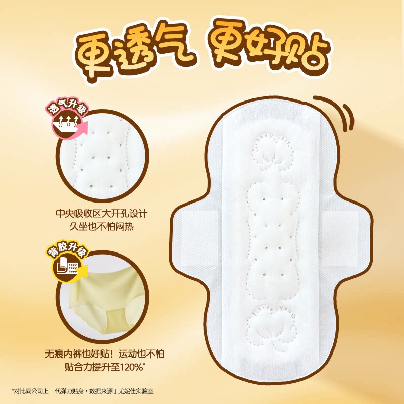 【囤货装】苏菲卫生巾弹力贴身日用超熟睡420平价超长量大36包