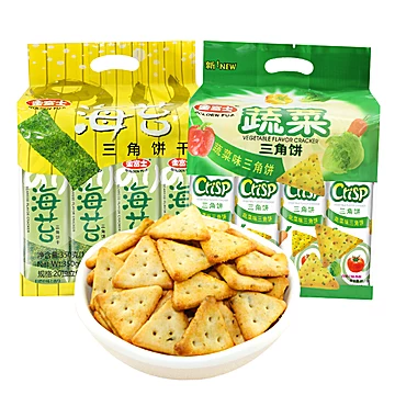 【金富士】蔬菜咸味海苔饼干350g