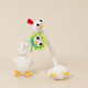 ໄຂ່ເຫຼັກນ້ອຍ Evil ຄໍຍາວ Plush Doll Abstract Funny Muppet Toy Bag Pendant Fun Accessories Gift