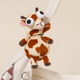 ໄຂ່ເຫຼັກນ້ອຍ Evil ຄໍຍາວ Plush Doll Abstract Funny Muppet Toy Bag Pendant Fun Accessories Gift