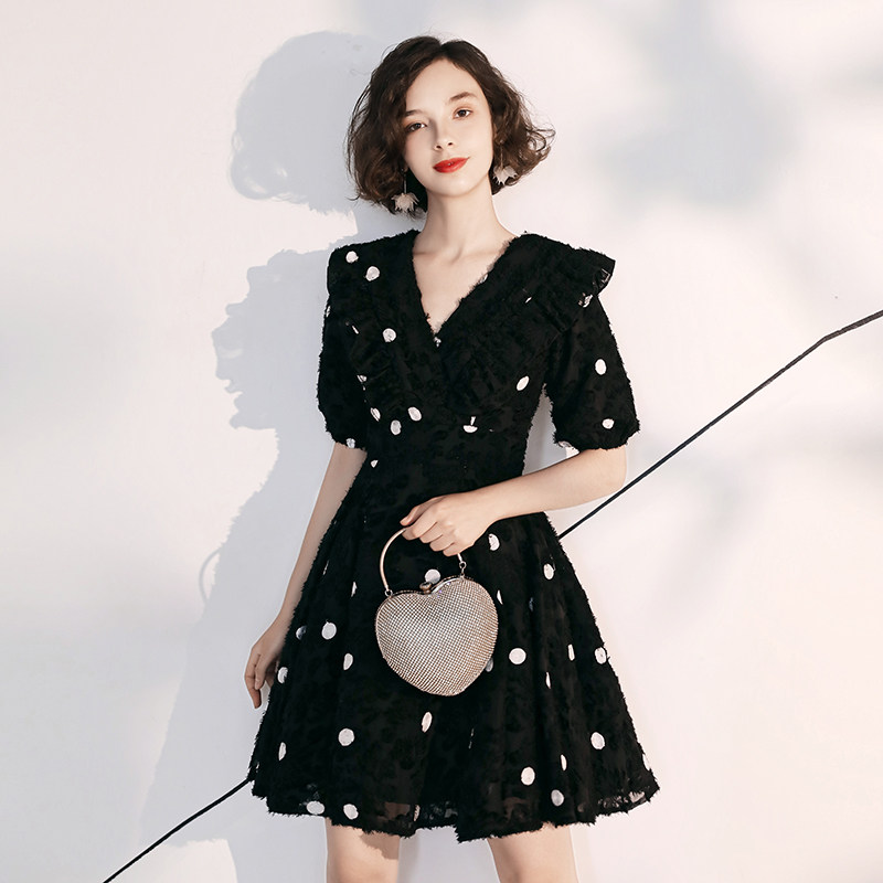 平时可穿法式宴会晚礼服短款学生 菲格菲依礼服/晚装