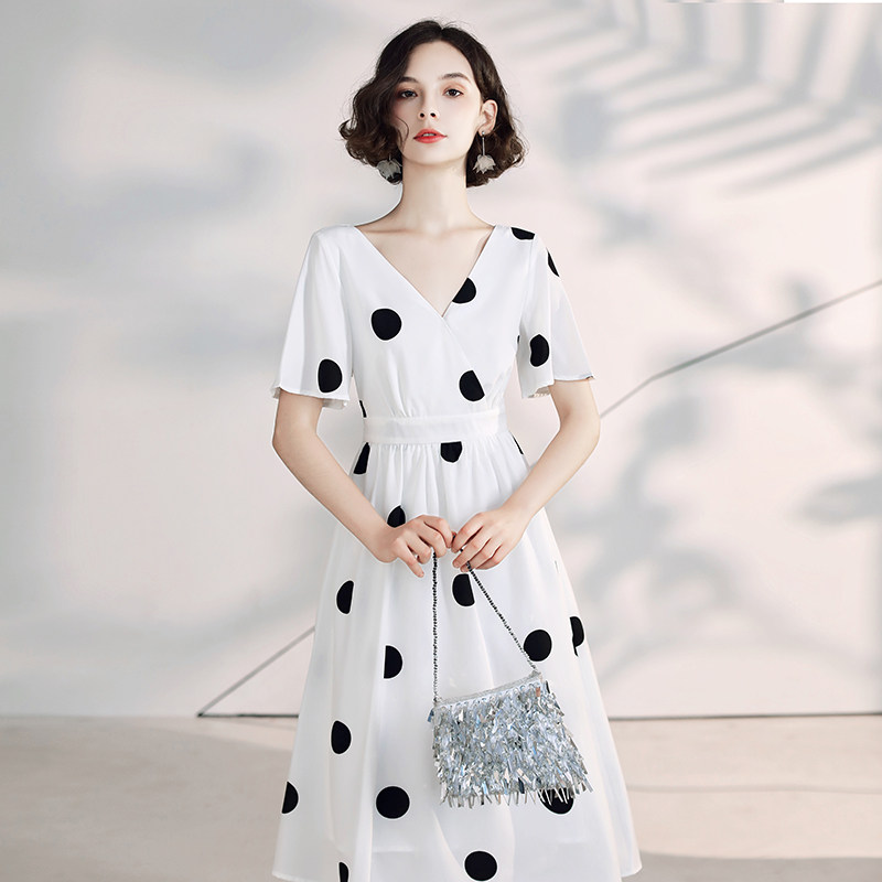 简单大方平时可穿法式宴会系晚礼服 菲格菲依礼服/晚装