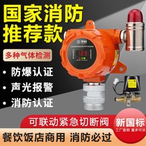 Night Ko Industrial Gas Alarm Commercial Catering Hotel Gas Leakage Liquefied Gas Combustible Gas Detection Alarm